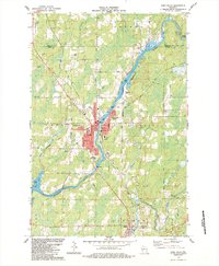 1984 Map of Park Falls, WI — High-Res | Pastmaps